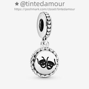 Pandora Theatre Masks Dangle Charm